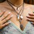 occidental style black bat shirt wings woman retro personality wind set necklace