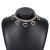 occidental style fully-jewelled love pendant chain  samll wind sweet hollow row diamond necklace woman