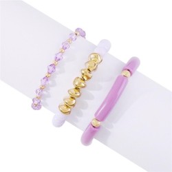  occidental style beads weave  Bohemia brief fresh sweet more bracelet set