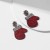 occidental style fashion trend christmas earrings woman  creative Santa Claus christmas tree diamond Earring