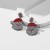 occidental style fashion trend christmas earrings woman  creative Santa Claus christmas tree diamond Earring