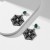occidental style fashion trend christmas earrings woman  creative Santa Claus christmas tree diamond Earring