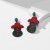 occidental style fashion trend christmas earrings woman  creative Santa Claus christmas tree diamond Earring