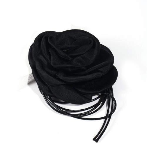  occidental style handmade Cloth flowers belt necklace  pure chain woman