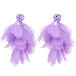  handmade Cloth tassel earrings woman  occidental style fashion exaggerating l..