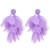  handmade Cloth tassel earrings woman  occidental style fashion exaggerating long style earring Earring