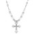 occidental styleins Alloy retro Pearl cross pendant punk all-Purpose multilayer sweater necklace woman