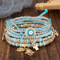 occidental style fashion noble wind all-Purpose eyes all-Purpose multilayer te..