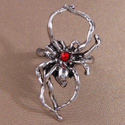 European and American Fashion Halloween Funny Retro Spider Open Ring