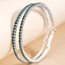 6.0cm high quality fashion concise flash diamond temperament personality lady ..