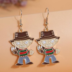 occidental style fashion concise color cartoon series personality earrings