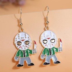 occidental style fashion concise color cartoon series personality earrings
