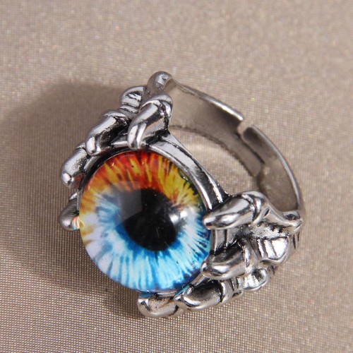 European and American Fashion Halloween Funny Retro Skeleton Style Ring