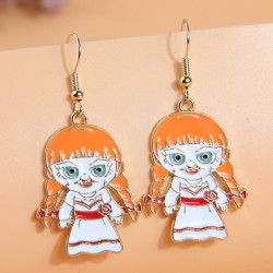 occidental style fashion concise color cartoon series personality earrings