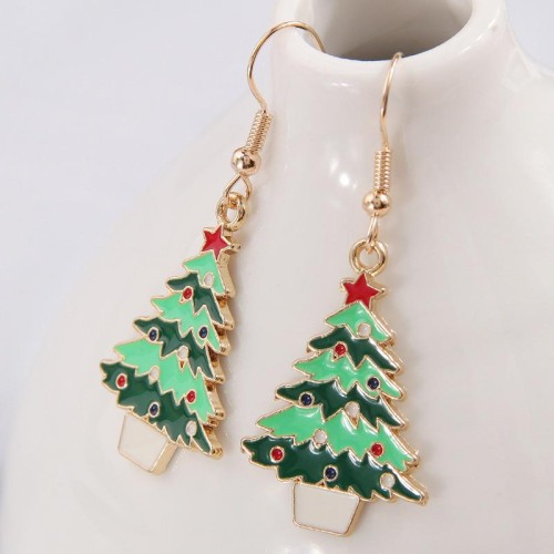 occidental style fashion concise christmas series lady earrings 