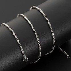 1 fashion concise stainless steel personality lady necklace
