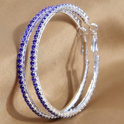 6.0cm high quality fashion concise flash diamond temperament personality lady ..