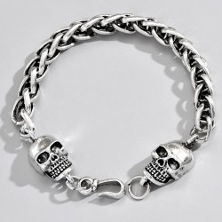 Fashion Retro Simple Skeleton Style Men Bracelet