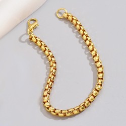 Fashionable and Simple Gold Corn Chain Temperament Men Necklace