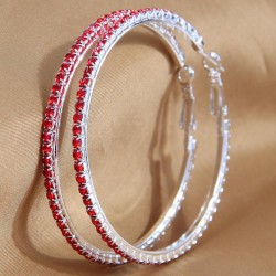 6.0cm high quality fashion concise flash diamond temperament personality lady ..