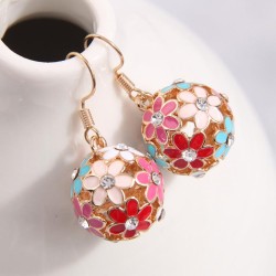 fashion sweet concise bud personality lady earrings
