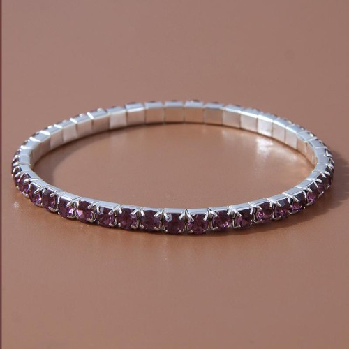  fashion concise row flash diamond personality lady bracelet