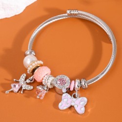 fashion concise angel bow accessories temperament lady bangle