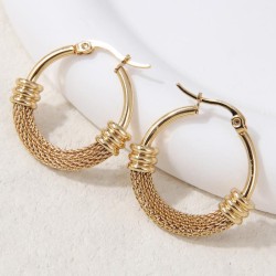 fashion concise stainless steel concise temperament lady circle