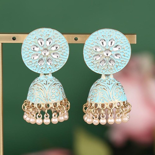 occidental style fashion concise Round wind exaggerating lady earring