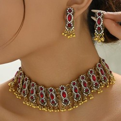 occidental style fashion  retro medium wind flash diamond exaggerating tempera..