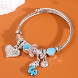 fashion concise love beauty accessories temperament lady bangle