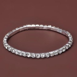  fashion concise row flash diamond personality lady bracelet
