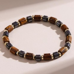 fashion concise black all-Purpose temperament man bracelet
