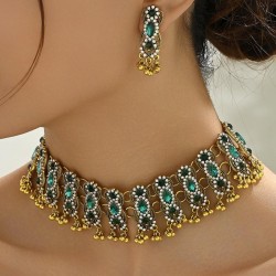 occidental style fashion  retro medium wind flash diamond exaggerating tempera..