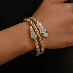 fashion Metal concise snake temperament lady temperament multilayer bangle