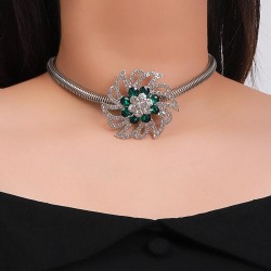 occidental style fashion  retro medium wind flash diamond bud temperament shor..