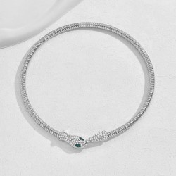 fashion Metal concise snake temperament lady temperament Collar