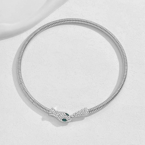 fashion Metal concise snake temperament lady temperament Collar