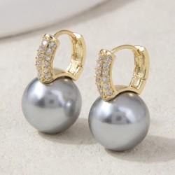 1 fashion bronze concise Pearl personality temperament lady buckle