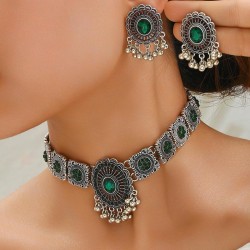 1 fashion retro flash diamond accessories temperament exaggerating necklace ea..