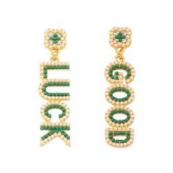  Word Pearl all-Purpose fashion trend style earrings