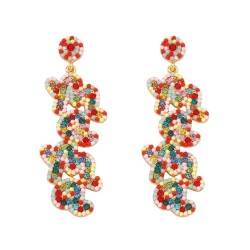  Pearl Word all-Purpose trend fashion earrings Earring woman