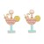  high foot diamond Pearl trend fashion all-Purpose earrings Earring woman