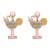  high foot diamond Pearl trend fashion all-Purpose earrings Earring woman