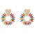  geometry diamond all-Purpose fashion trend style earrings Earring woman