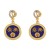 geometry Round diamond occidental style all-Purpose trend fashion earrings woman