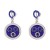 geometry Round diamond occidental style all-Purpose trend fashion earrings woman