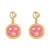 geometry Round diamond occidental style all-Purpose trend fashion earrings woman