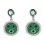 geometry Round diamond occidental style all-Purpose trend fashion earrings woman