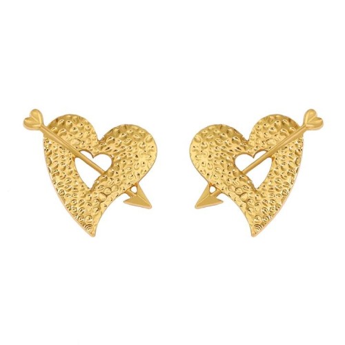  occidental style Metal love all-Purpose trend fashion samll earrings Earring